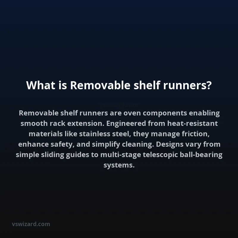 What is Removable shelf runners?