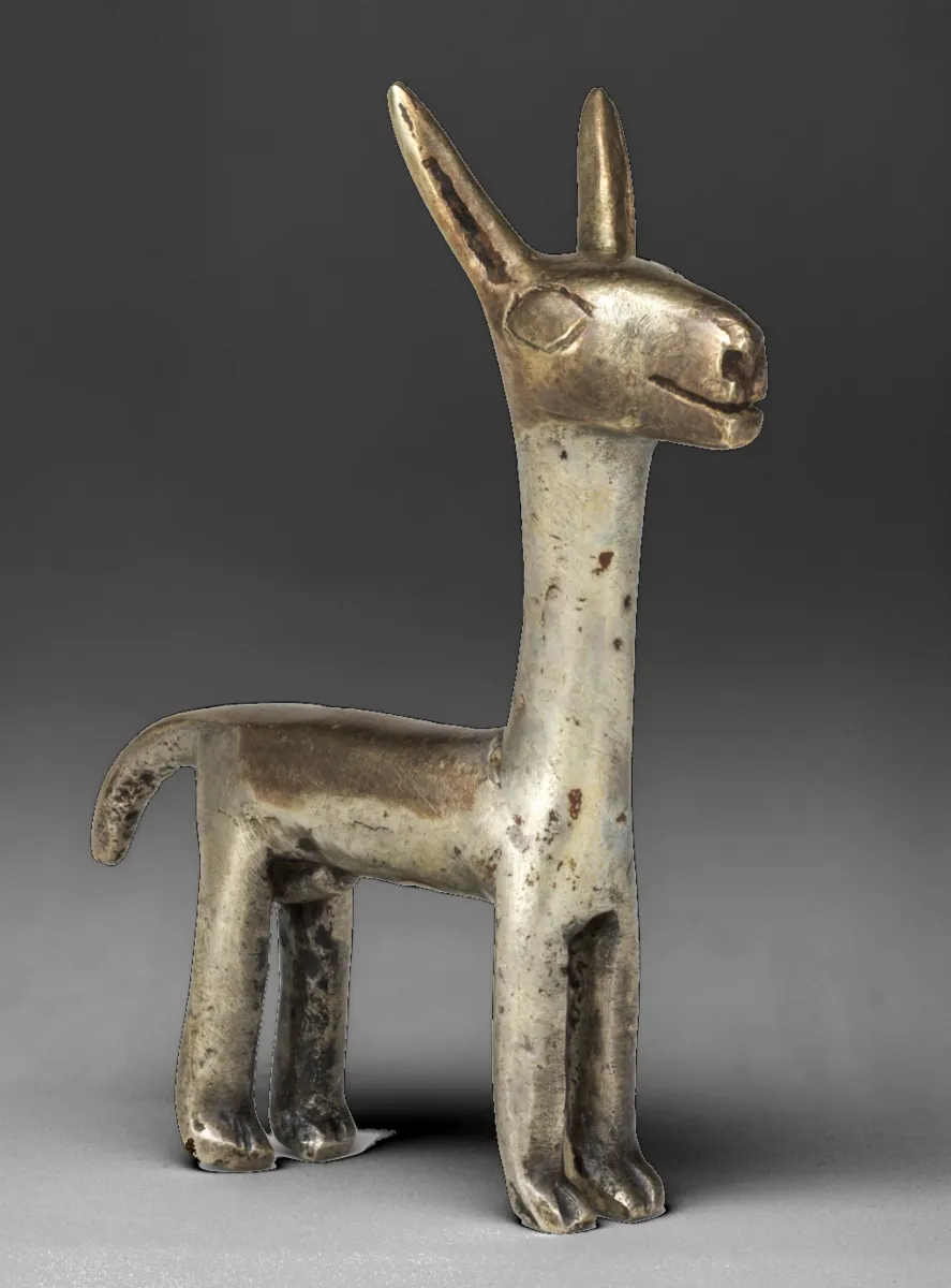 Ancient Inca Silver Llama Effigy: A Glimpse into Sacred Rituals and Daily Life