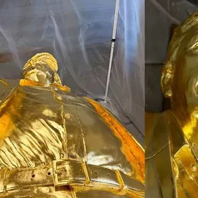 Sculptor Recounts Chaotic Payment Disputes Over Gold-Leafed Donald Trump Statue