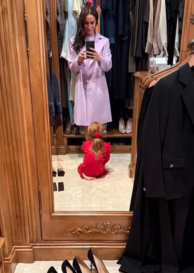 Meghan Markle's Daughter Lilibet Assists in Outfit Selection for Public Appearance