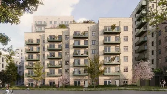 Sheppard Robson Secures Approval for 168 Social Homes in Brent as Part of Grand Union Canal Masterplan