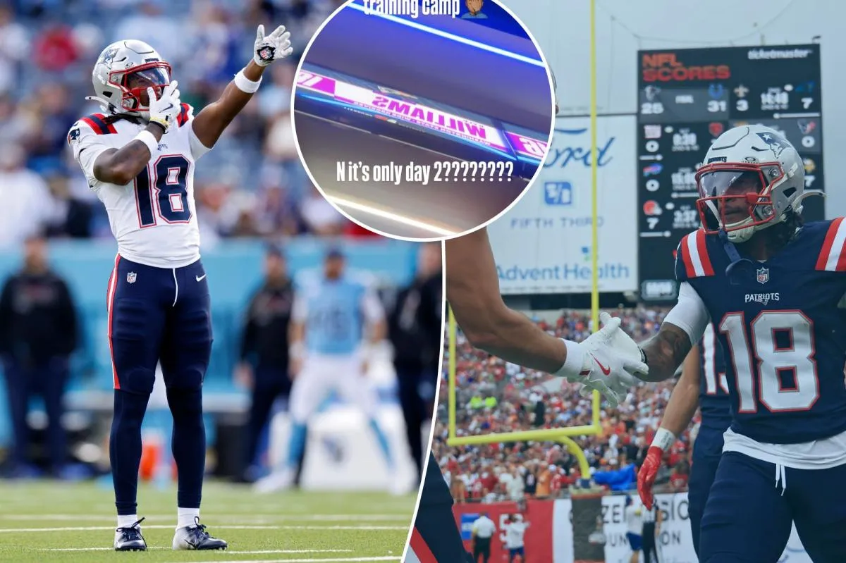 Patriots' Intense OTAs Draw Frustration from Second-Year Receiver Kyle Williams