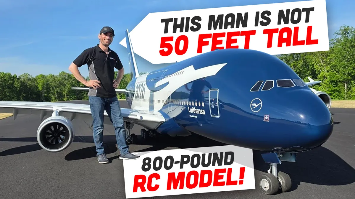 Ramy RC Unveils World's Largest Radio-Controlled Airbus A380
