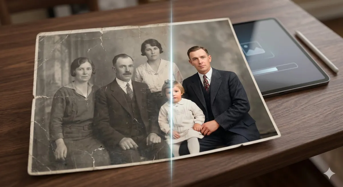 Unlocking the Past: AI Prompts for Advanced Old Photo Restoration