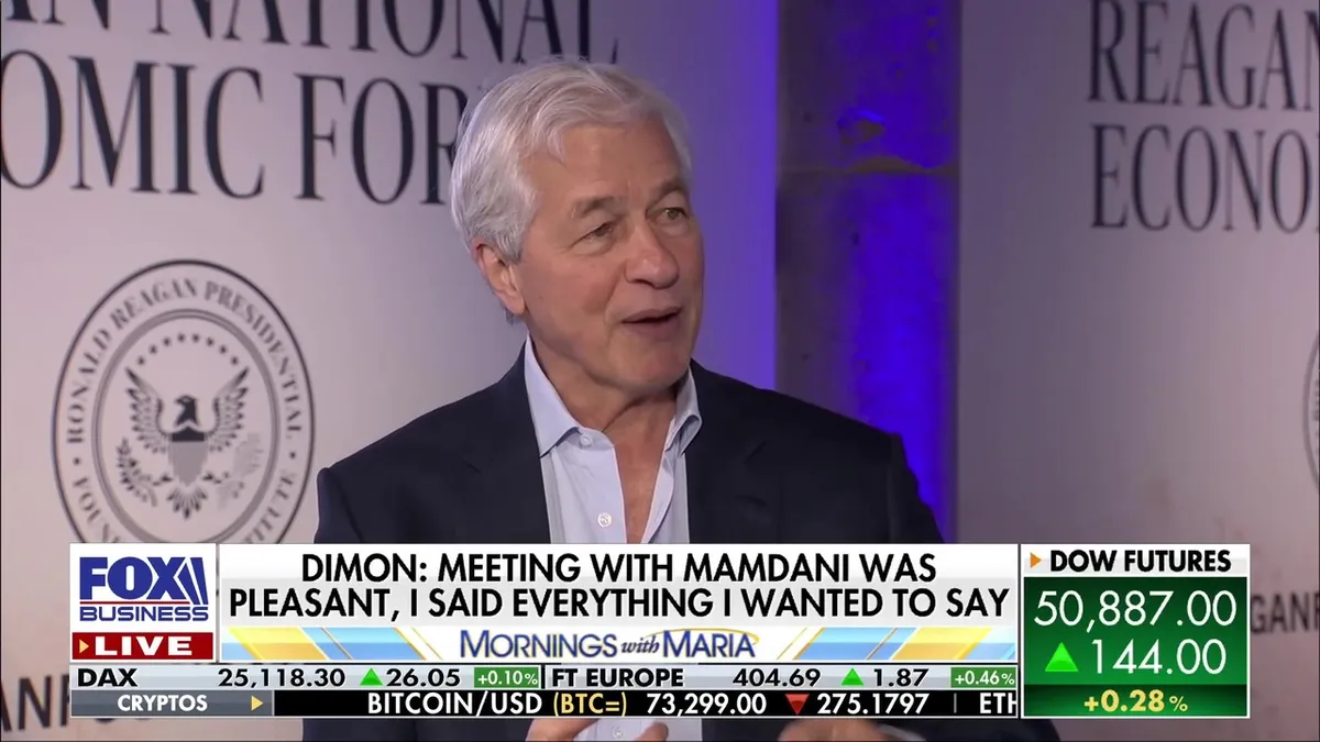 Jamie Dimon Warns of 'Huge Problem' with Unregulated Stablecoins, Calls for Equal Rules