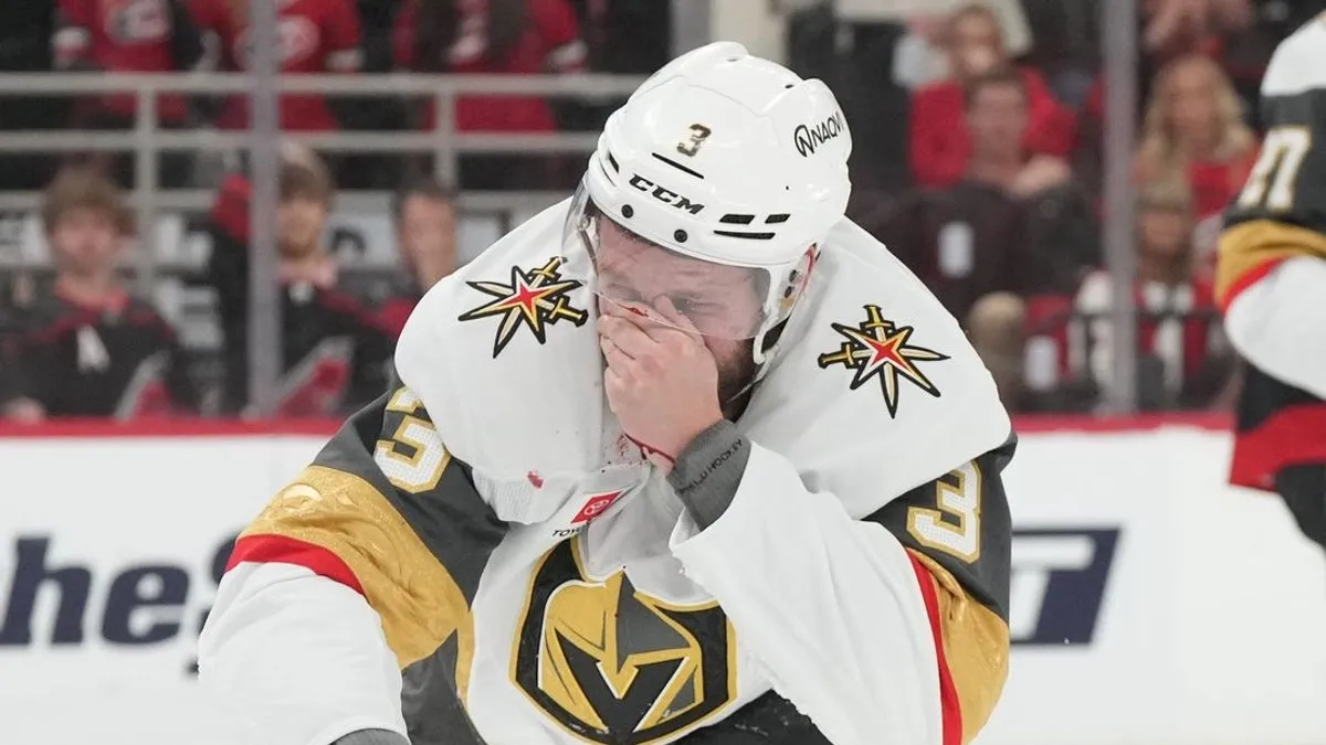 Brayden McNabb to Travel with Vegas After Taking Puck to the Face in Stanley Cup Final