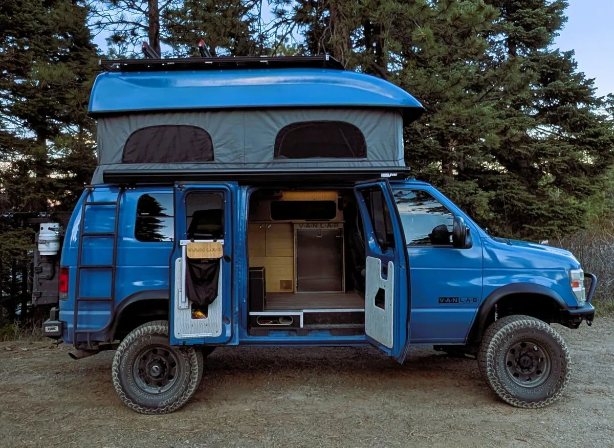 Custom 2011 Ford E-350 Quigley 4x4 Conversion Blends Utility with Adventure Van Lifestyle