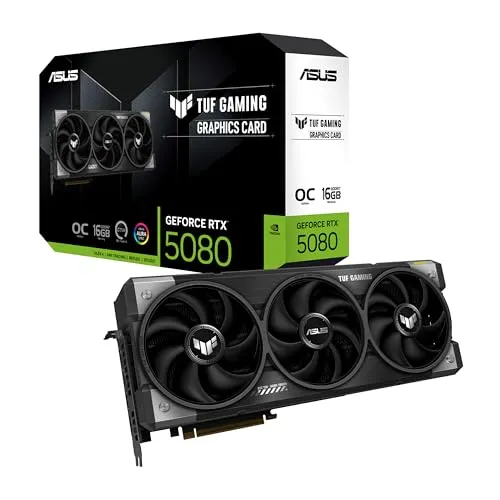 Image ASUS TUF RTX 5080 GDDR7 OC Graphics Card