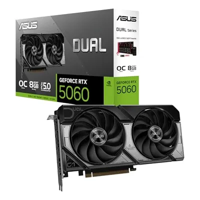 ASUS Dual RTX 5060 8GB GDDR7 OC Graphics Card