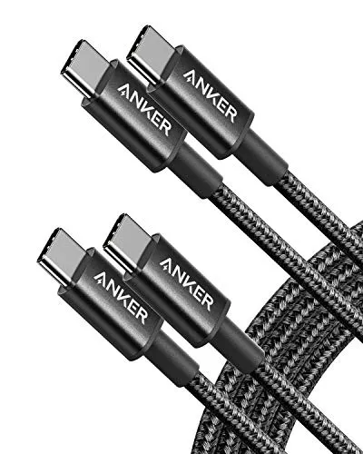 Image Anker 60W USB C Cable 6FT 2-Pack Black