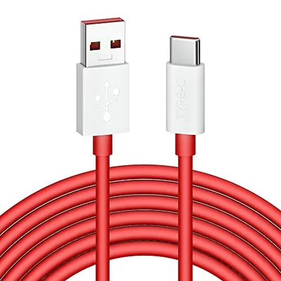Jelanry 65W USB-C Warp Charge Cable 6FT Red