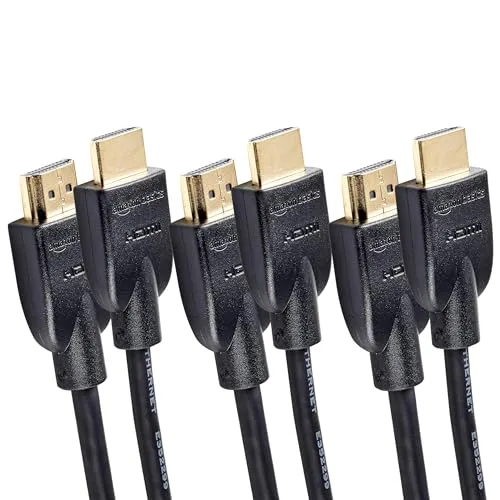 Image Amazon Basics 4K HDMI Cable 3-Pack 3ft