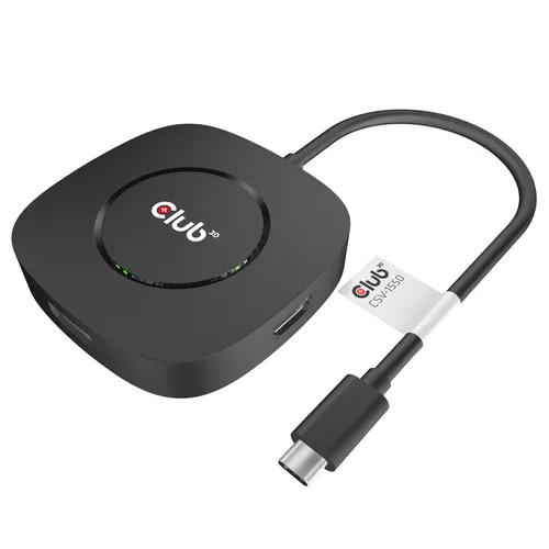 Image CLUB3D USB-C 3.2 Gen 1 MST Hub DisplayPort 1.4 Triple Monitor Adapter