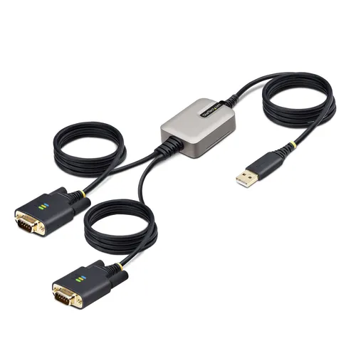 Image StarTech.com 4m (13ft) 2-Port USB to Serial Adapter Cable