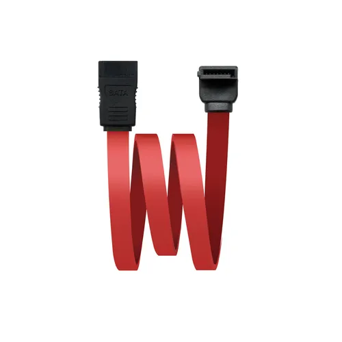 Image Nanocable SATA Cable 0.5m, Black/Red, 10.18.0202
