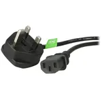 StarTech.com 3ft (1m) UK Computer Power Cable