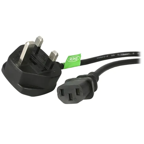 Image StarTech.com 3ft (1m) UK Computer Power Cable