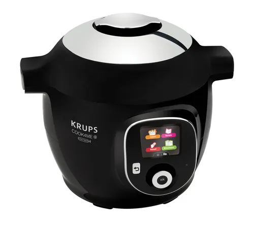 Krups CZ7158 Multicooker & Pressure Cooker, 6L, 1600W, Black/Chrome