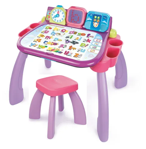 Image VTech My Magic Desk 3-in-1 STEM Learning Center - Pink