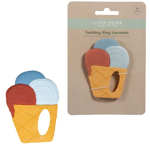 Compare Rubo Toys Silicone Ice Cream Teething Ring with Rubo Toys Silicone Teething Ring, Rainbow