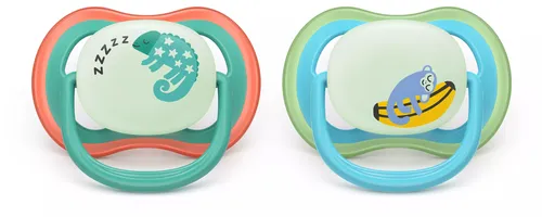 Compare Philips AVENT Ultra Air Nighttime Pacifier, SCF376/28 with Philips AVENT Ultra Air Pacifier, SCF076/05