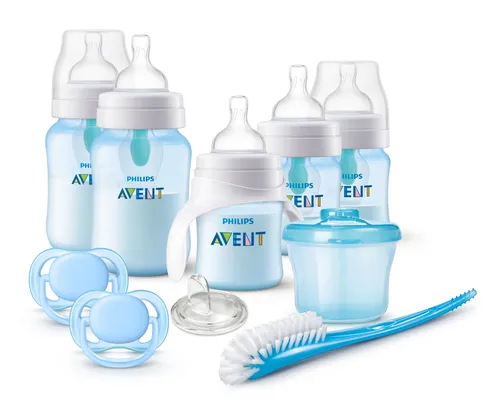 Compare Philips AVENT SCD393/05 with Philips AVENT SCD693/24 baby gift set Blue, White