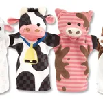 Melissa & Doug Farm Friends Hand Puppets