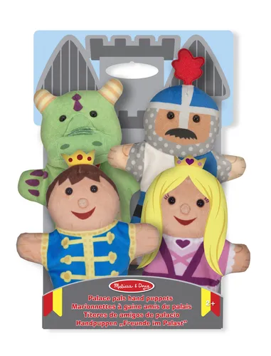 Compare ANDREU Toys 12 Character Puppets Set with Melissa & Doug Palace Pals Hand Puppets