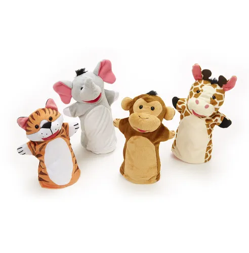 Compare ANDREU Toys 12 Character Puppets Set with Melissa & Doug Hand Puppet Set 9081