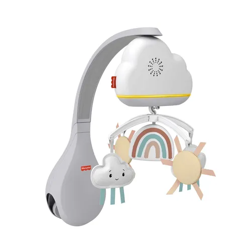 Image Fisher-Price Rainbow Showers Bassinet to Bedside Mobile