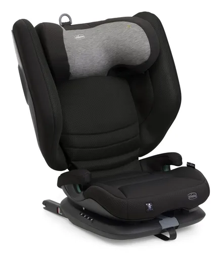 Image Chicco Fold & Go S i-Size Child Car Seat 2-3 (15-36kg, 3-12 Years) - Black/Grey