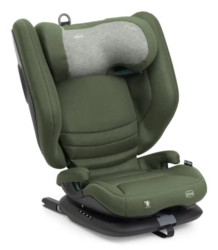 Compare Chicco Fold & Go S i-Size Child Car Seat 2-3 (15-36kg, 3-12 Years) - Green/Grey with Graco SnugRide Lite LX Infant Car Seat Studio