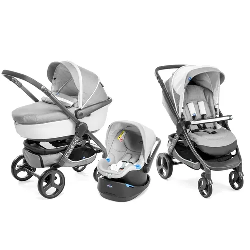 Compare Accombe Convertible 2-in-1 Baby Stroller with Chicco StyleGo Trio Travel System