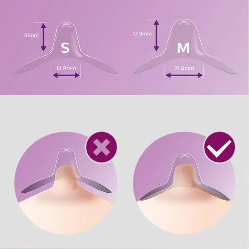 Compare Philips AVENT Food Storage Cup SCF639/05 with Philips AVENT Skin Contact Nipple Shield