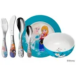 WMF 12.8600.9009 toddler cutlery Toddler cutlery set Blue, Multicolour Porcelain, Stainless steel