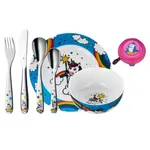 WMF 12.8605.9009 toddler cutlery Toddler cutlery set Blue, White Porcelain, Stainless steel