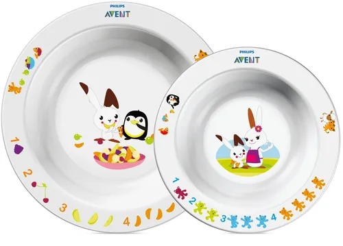 Compare Chicco 00016102350000 with Philips AVENT Toddler 2-bowl set 6m+ SCF708/10