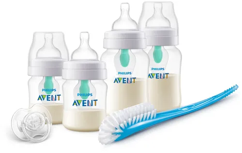 Compare Philips AVENT Infant Starter Set Anti-colic with AirFree™ Vent with Philips AVENT SCD371/01 Newborn Feeding Set