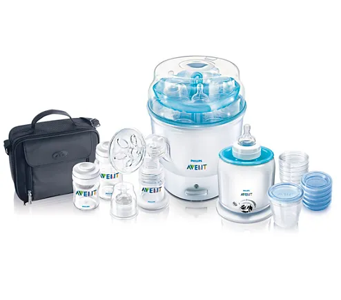 Compare Philips AVENT Breastfeeding Solutions Set SCD241/00 with Philips AVENT SCD371/01 Newborn Feeding Set