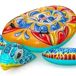 Bestway Mediterranean Turtle Kids Ride-On Pool Float 1.83 m x 1.73 m