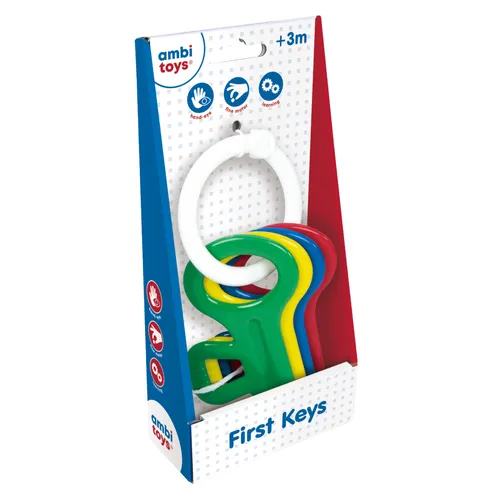 Image Ambi Toys First Keys Baby Rattle