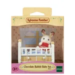Sylvanian Families Chocolate Rabbit Baby Play Set (with Baby Bed)