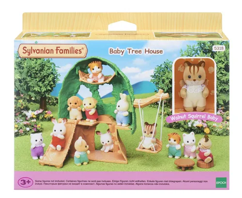 Compare Sylvanian Families Baby Ropeway Park Play Set with Sylvanian Families Baby Tree House Play Set