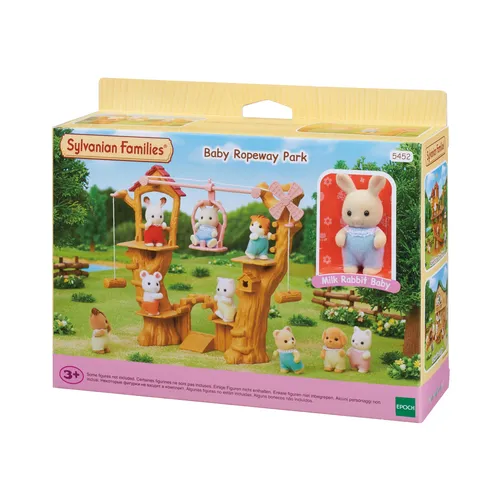 Compare Sylvanian Families Baby Ropeway Park Play Set with Sylvanian Families Nursery Swing Play Set