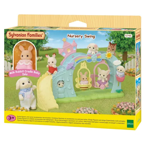 Compare Sylvanian Families Baby Ropeway Park Play Set with Sylvanian Families Nursery Swing Play Set