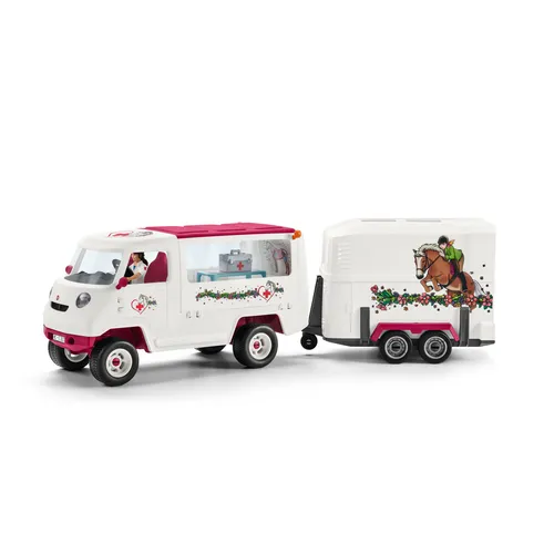 Compare Schleich HORSE CLUB Play Set 42370 with Sylvanian Families Triple Bunk Beds Play Set