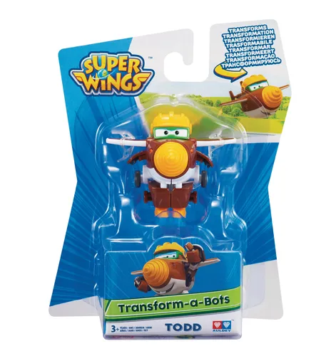 Compare Super Wings Transforming Toy EU720022 with Transformers Action Figure F39375L0