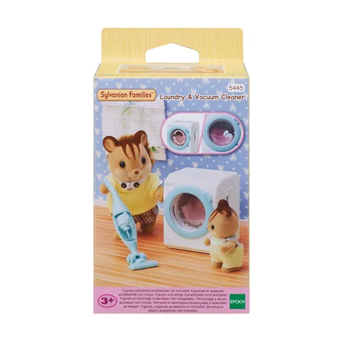 Compare Sylvanian Families Family Campervan with Sylvanian Families Laundry & Vacuum Cleaner