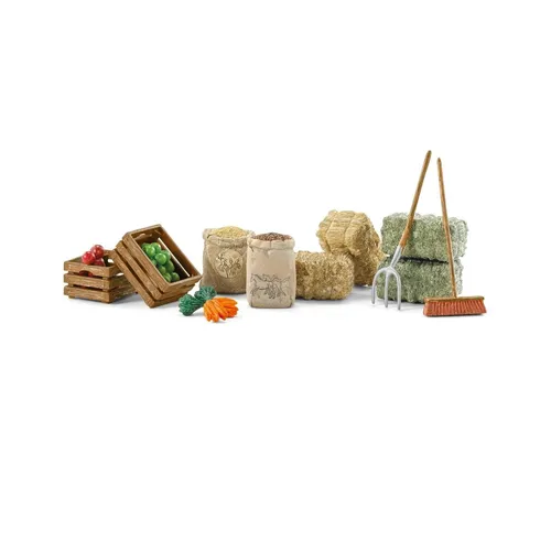 Compare Schleich Horse Club Tournament Accessories with Schleich Horse Club Feeding Set