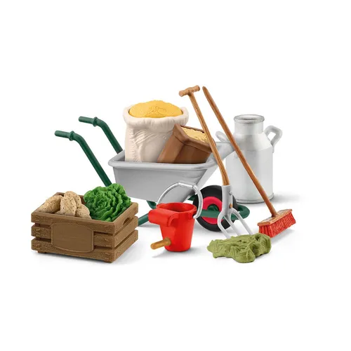 Compare Schleich Horse Club Tournament Accessories with Schleich Stable Care Accessories